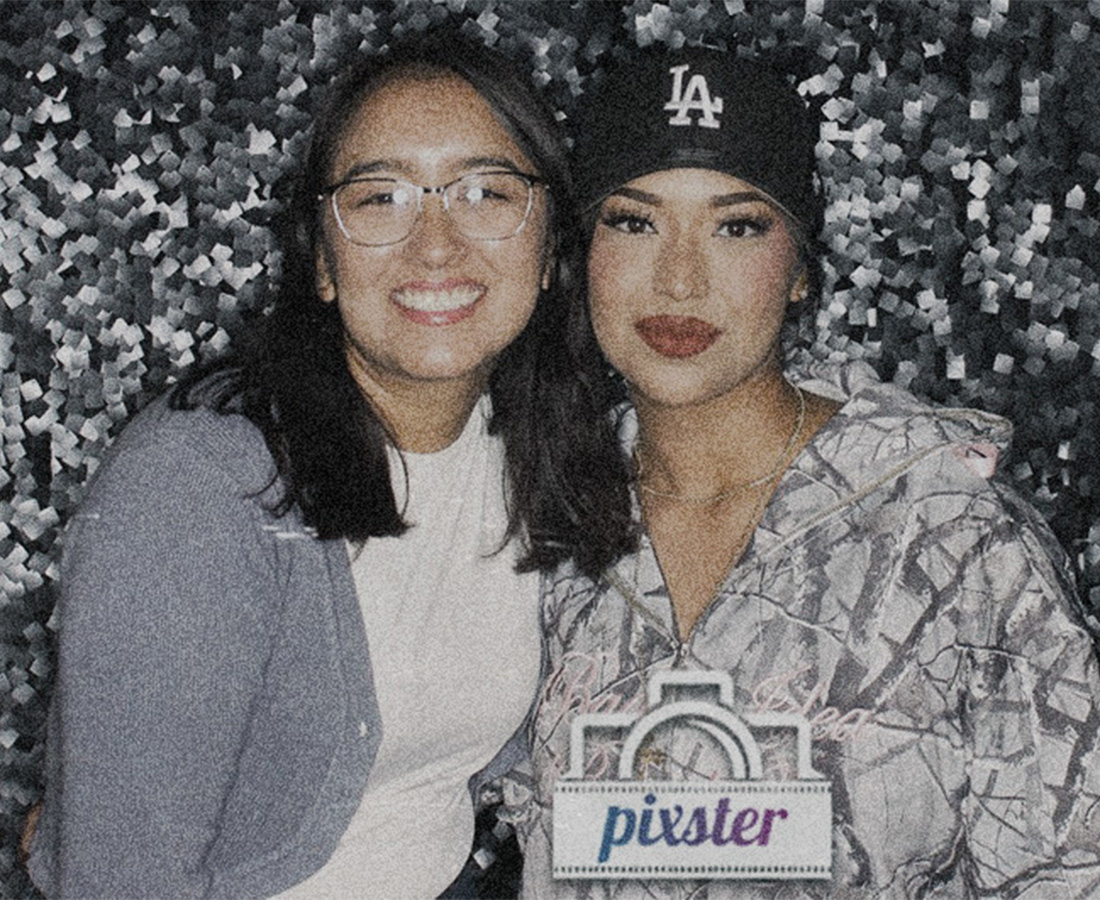 Maritza Rebollar photographed with one of her female students.