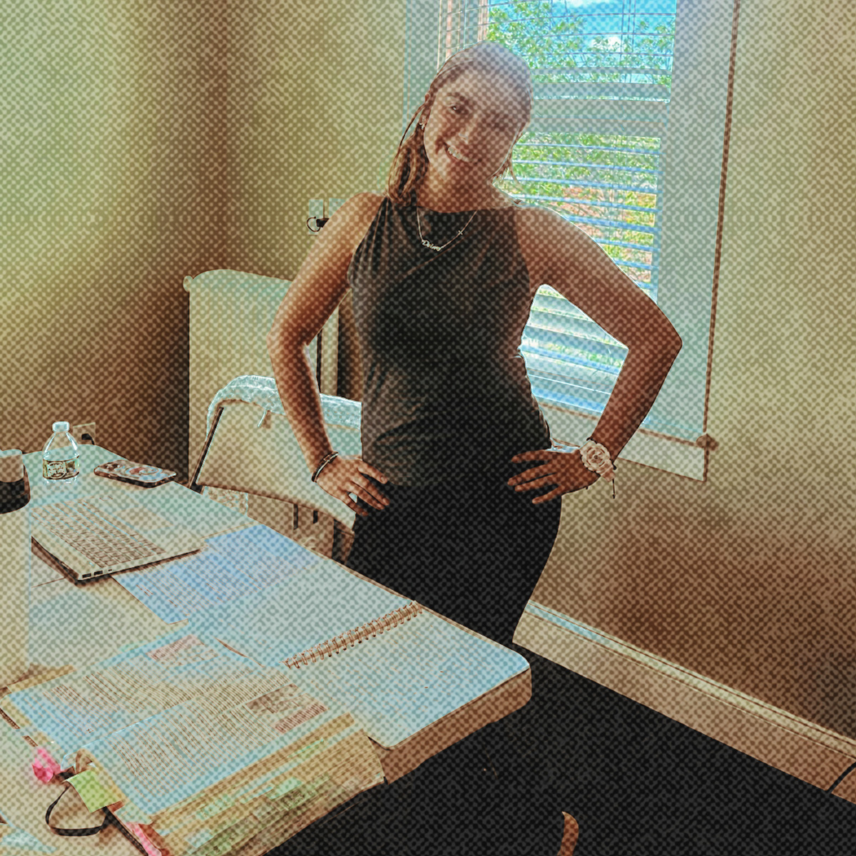 Young female multi ethnic youth pastor with bible
