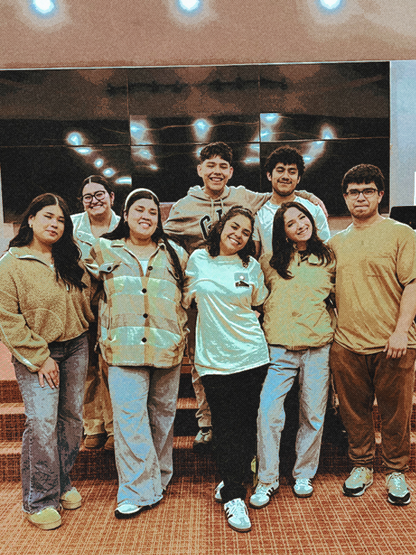 multi ethnic youth group